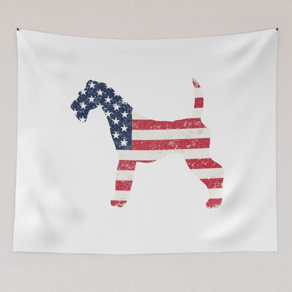 Item preview, Miniature Schnauzer american flag  designed and sold by Babmk.