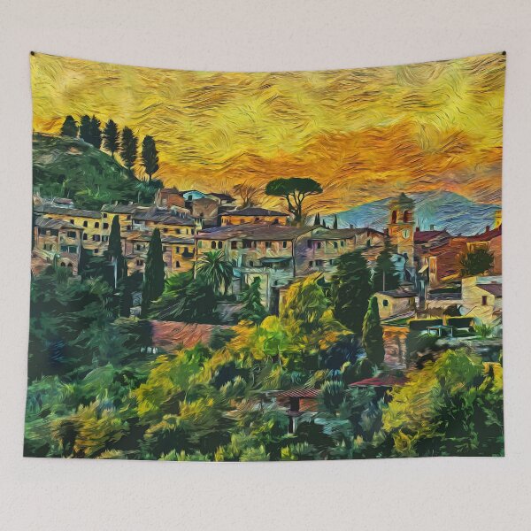 Item preview, Villages of Tuscany designed and sold by AM FineArtPrints.