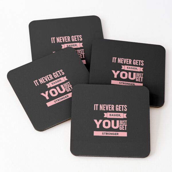 Item preview, It never gets easier, you just get stronger designed and sold by miminova.