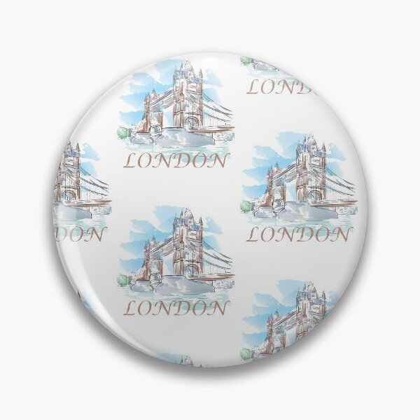 Item preview, Vintage London Bridge Skyline United Kingdom Retro British Souvenir UK Gift designed and sold by TopTeeShop.
