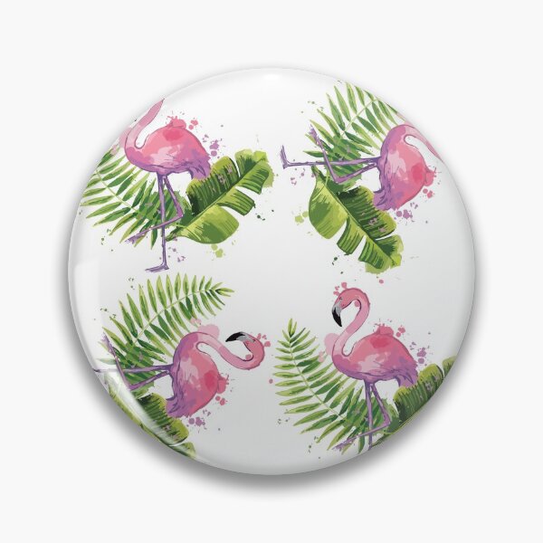 Item preview, Colorful Pink Flamingos Pattern designed and sold by Coastal-Designs.