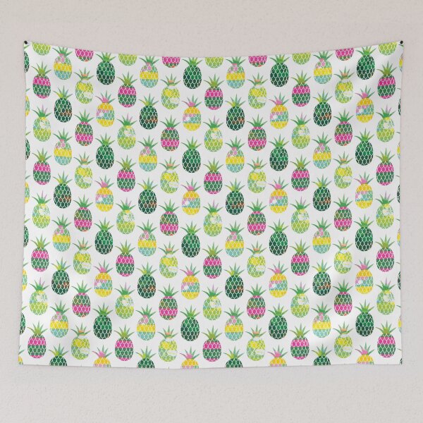 Item preview, Colorful Pineapples Tropical Pattern designed and sold by Coastal-Designs.