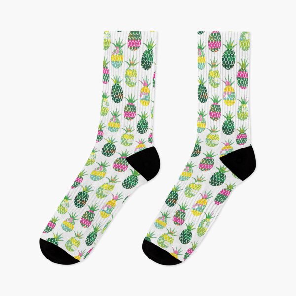 Item preview, Colorful Pineapples Tropical Pattern designed and sold by Coastal-Designs.