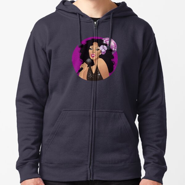 Disco Queen Zipped Hoodie