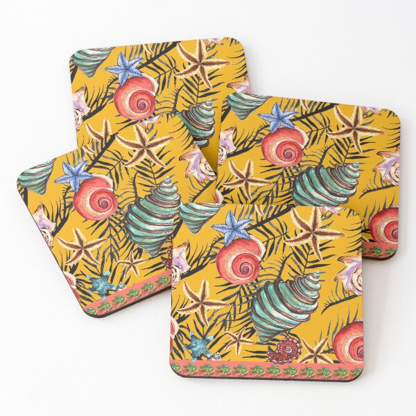 Item preview, Shells & sea creatures – a very delightful bright watercolor casual design for those summer parties. Hope you can have fun with this. designed and sold by JOHNC1.