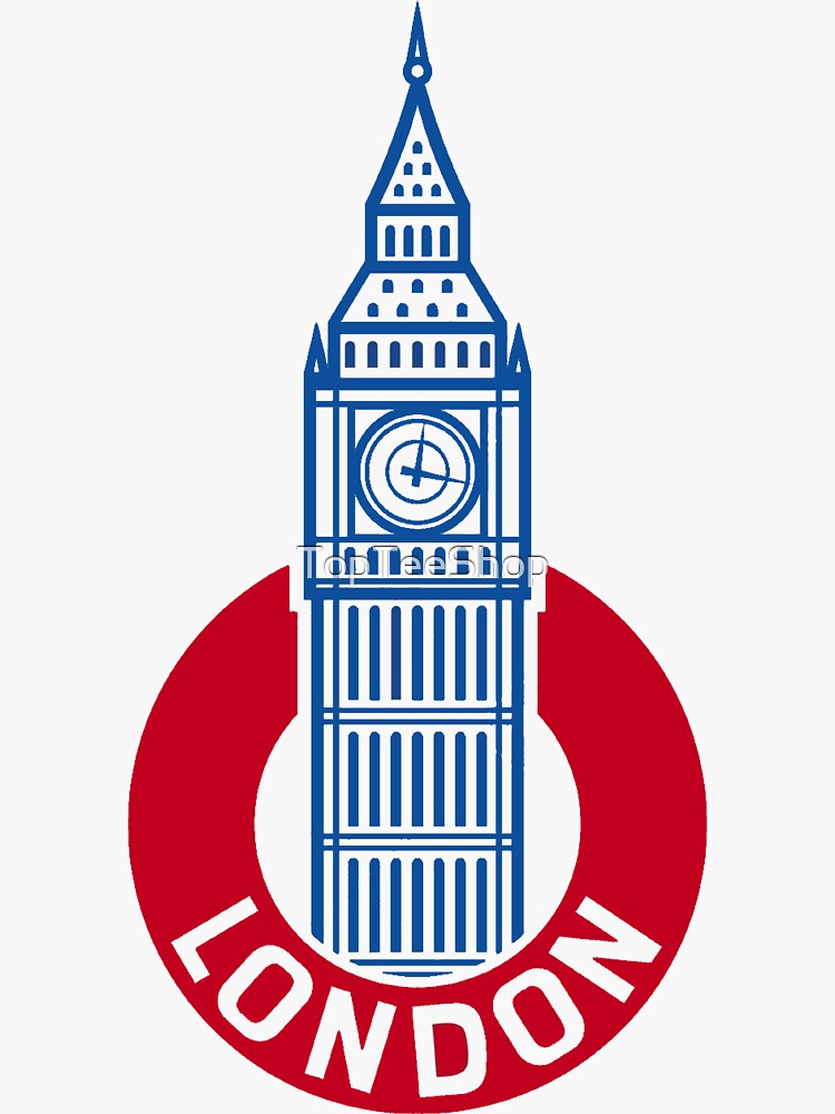 Discover Vintage London Big Ben United Kingdom Retro British Souvenir UK Gift Sticker
