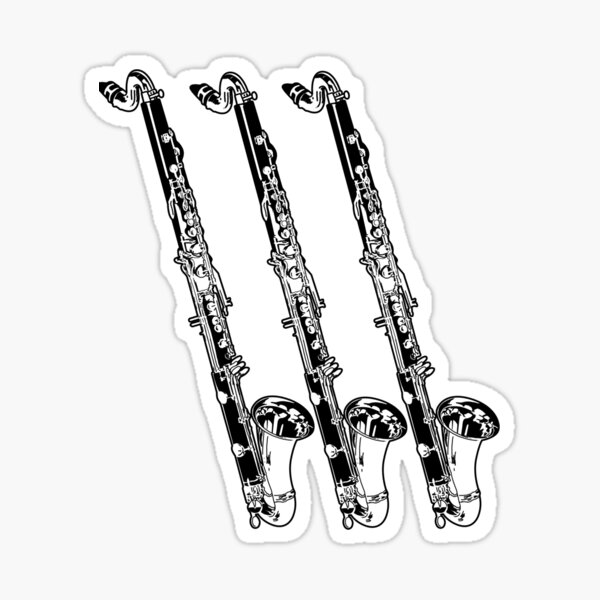 "Vintage Bass Gifts Orchestra Retro Bass " Sticker