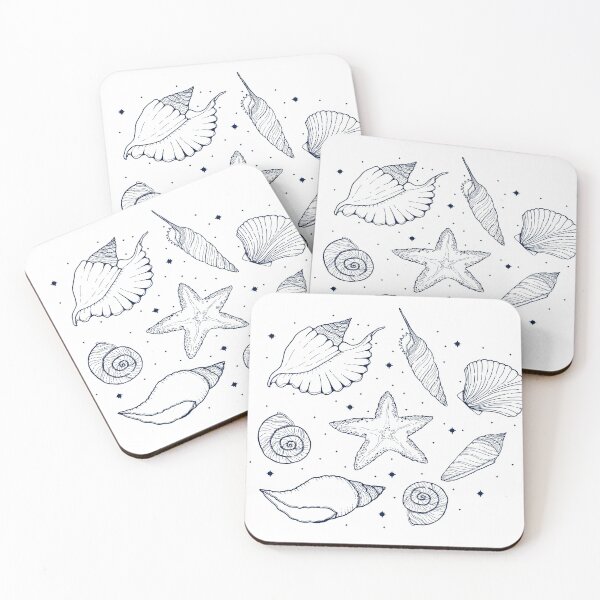 Item preview, Sea Shell Pattern designed and sold by noirty.
