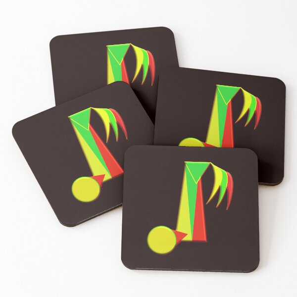 Item preview, Funny music note for the rasta spiritual paradise designed and sold by Ralek.