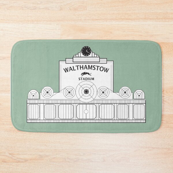Item preview, Walthamstow Stadium,  Waltham Forest Borough of London Landmark Illustration in Green    designed and sold by Fernando G..