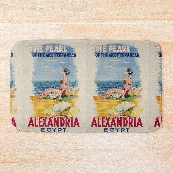 Item preview, Alexandria vintage travel poster designed and sold by stickart-marek.