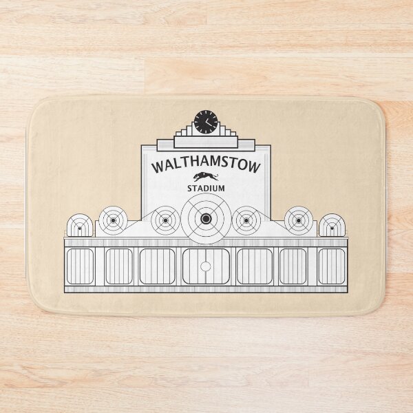 Item preview, Walthamstow Stadium,  Waltham Forest Borough of London Landmark Illustration in Cream    designed and sold by Fernando G..