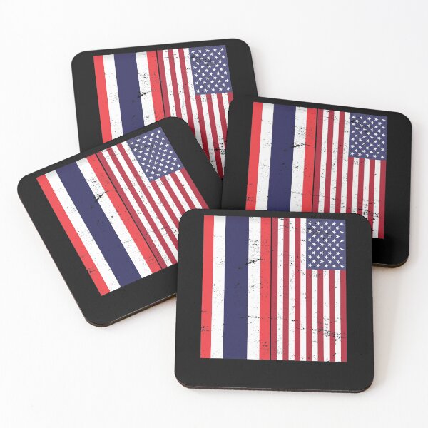 Item preview,  who have a very good relationship with each other. This shows the American and Thai flags. designed and sold by bestshirtdesign.