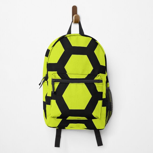 Item preview, Black and Bright Lime Hexagonal Print designed and sold by cgroenewald.