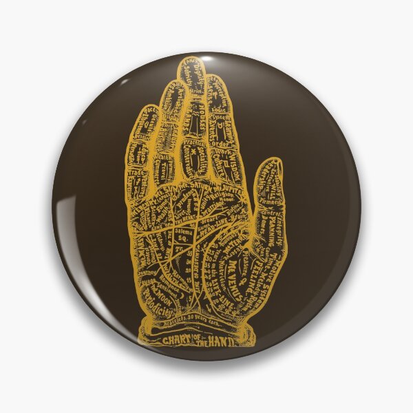 Item preview, Palmistry Hand Chart Vintage Paranormal Antique  designed and sold by h44k0n.