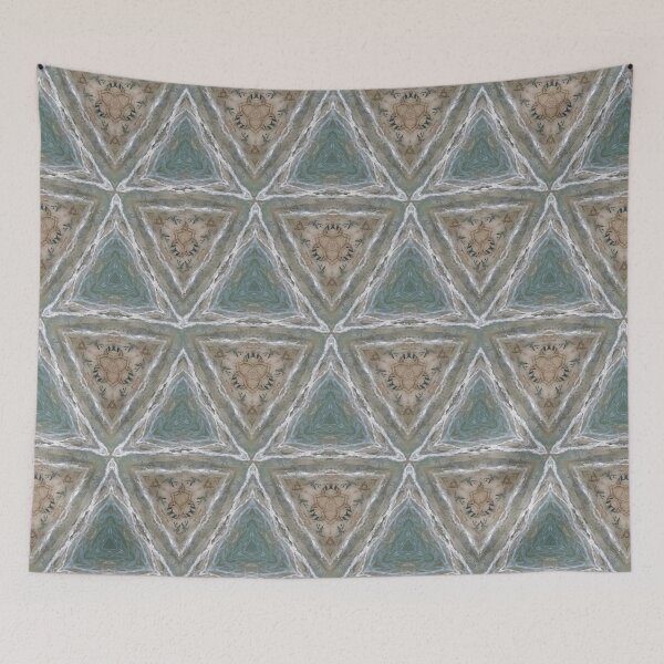 Item preview, Beach Triangles / Soft Beachy Kalidescope / Calming Color / Beach Vibes / Bermuda  designed and sold by artenvironments.