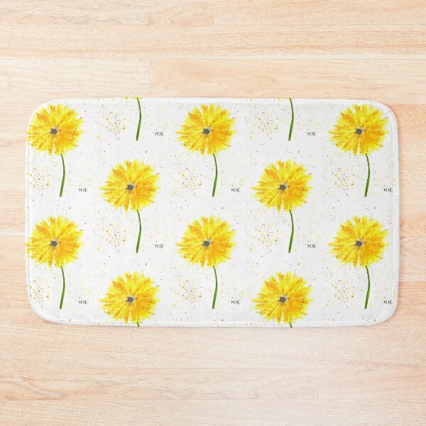 Item preview, Yellow flower watercolours painting designed and sold by Artbymonika.