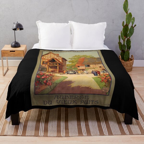 Item preview, Pont Audemer vintage travel poster designed and sold by stickart-marek.
