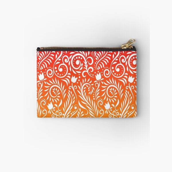 Item preview, Floral and Leaves - Tangerine & Orange (Citrus Lover Collection) designed and sold by CreativityRoams.