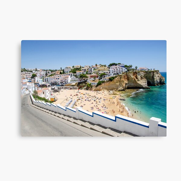 The Road To Carvoeiro Beach Canvas Print