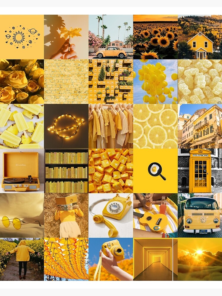 Featured image of post Yellow Aesthetic Picture Collage