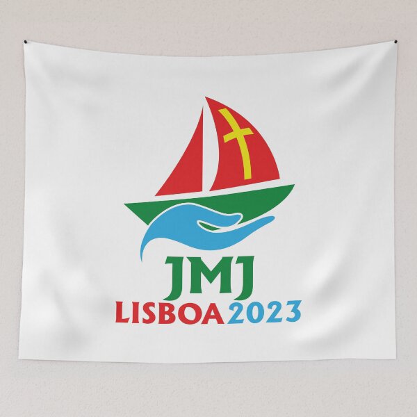 Item preview, JWJ Jornada Mundial de la Juventud Lisboa 2023 logo designed and sold by ideasfinder.