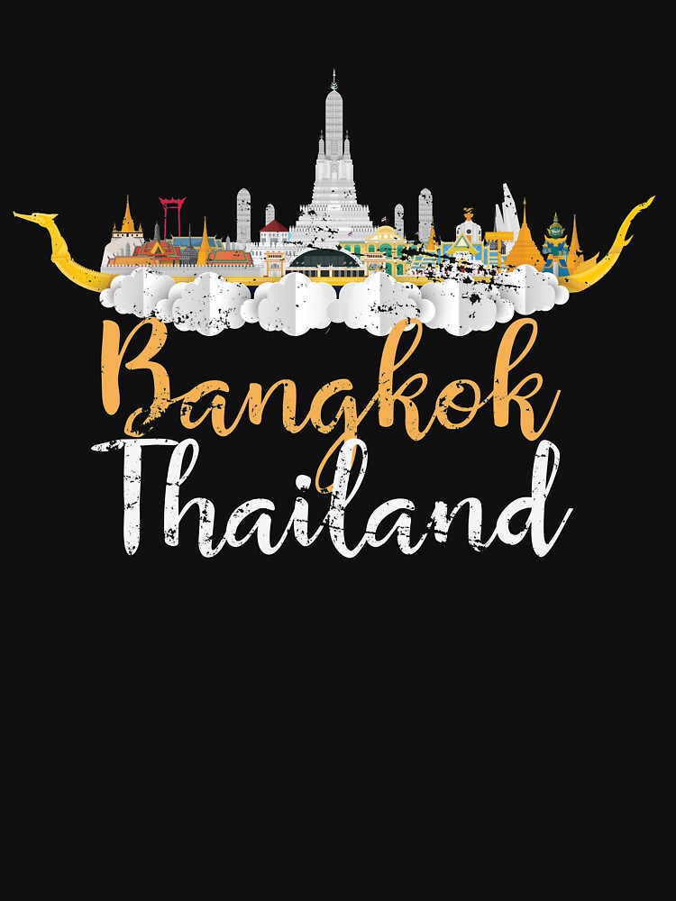 Thumbnail 7 of 7, Classic T-Shirt, Bangkok Thailand designed and sold by bestshirtdesign.