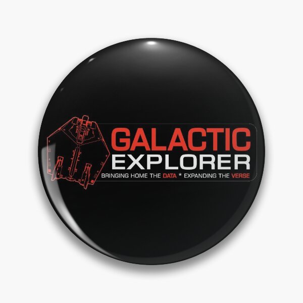 Item preview, ELITE DANGEROUS: GALACTIC EXPLORER STICKER designed and sold by Madjack Tees Kiwi SuperStore.