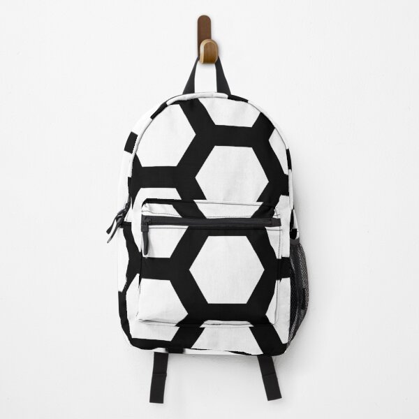 Item preview, Black and White Hexagonal Print designed and sold by cgroenewald.