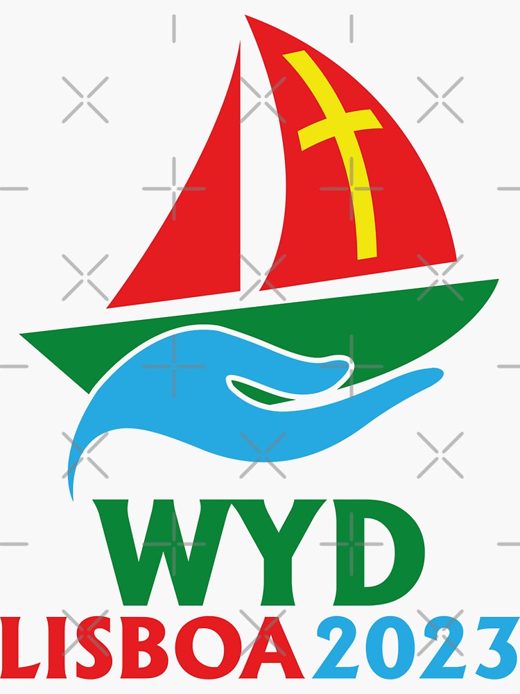 "WYD World Youth Day Lisbon 2023 logo" Sticker for Sale by ideasfinder