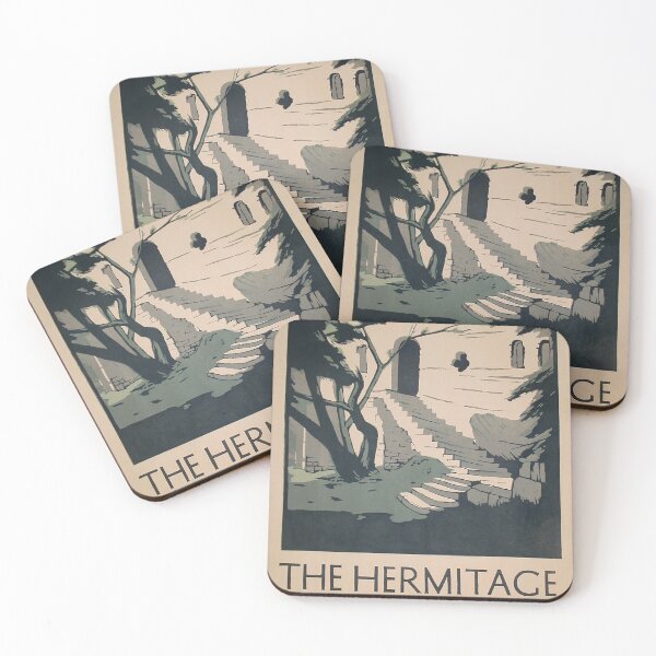 Item preview, Hermitage Warkowrth vintage travel poster designed and sold by stickart-marek.