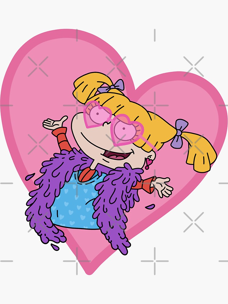 Rugrats Angelica Love Sticker For Sale By Maddydfranca Redbubble 5053