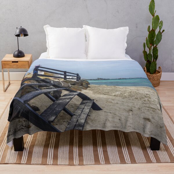 Item preview, Blue water, sandy beach, Jeju designed and sold by WanderlustBunny.