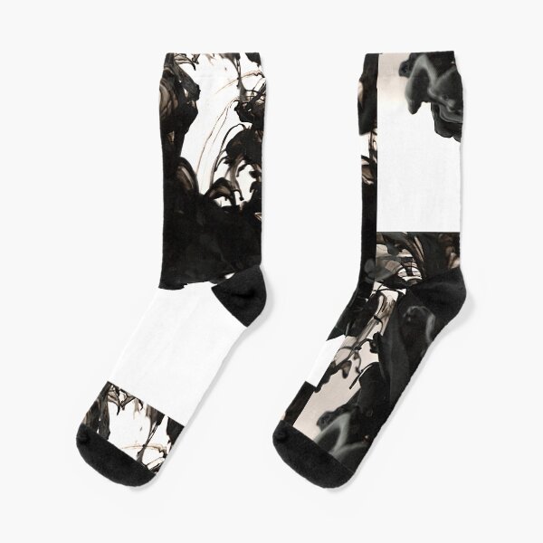 The Hookahsmoking Caterpillar Socks Mens Womens Casual Socks Custom Sports Socks Creative Fashion Crew Socks