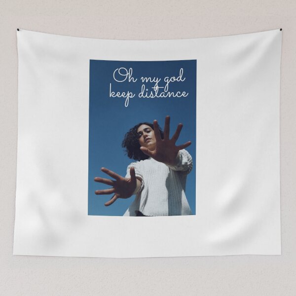 Item preview, 'Party t shirt "“Oh my god keep distsnce” ,   redbubble  designed and sold by Bhaskaran Parakkottil.