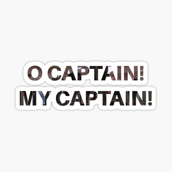 I'm The Captain Get Over It! Sticker for Sale by cherrific