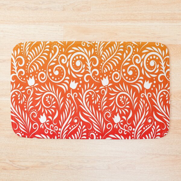 Item preview, Floral and Leaves - Tangerine & Orange RS (Citrus Lover Collection) designed and sold by CreativityRoams.