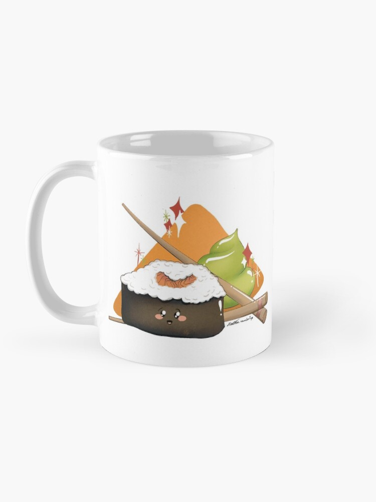Alternate view of Kawaii Style Sushi! Because Who Doesn't like Cute Food Coffee Mug