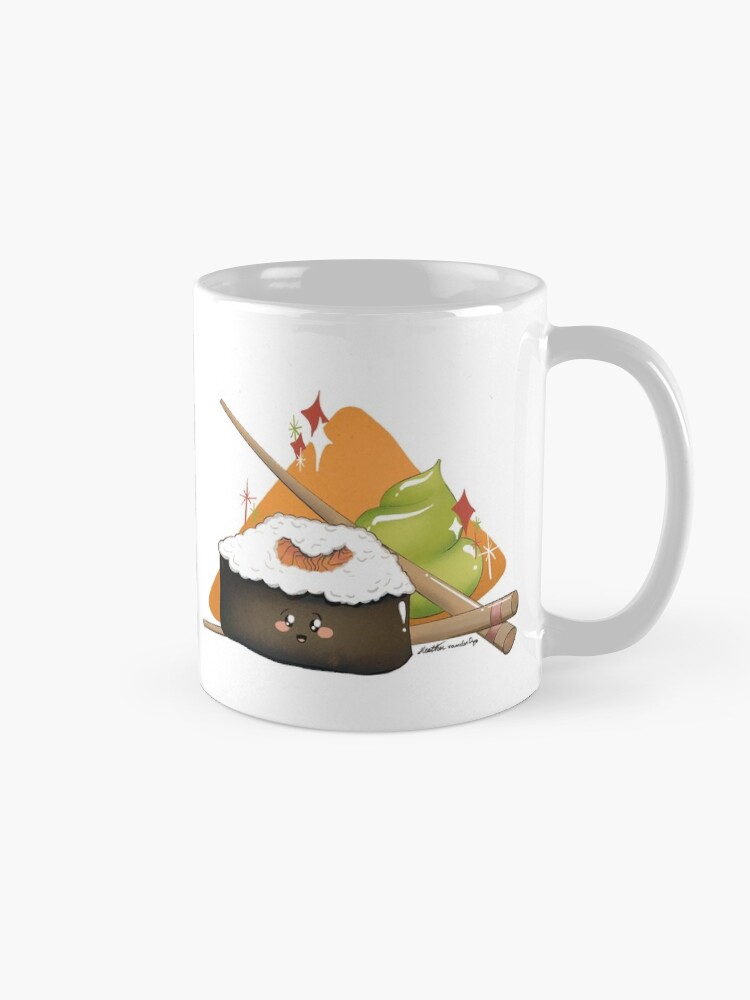 Alternate view of Kawaii Style Sushi! Because Who Doesn't like Cute Food Coffee Mug