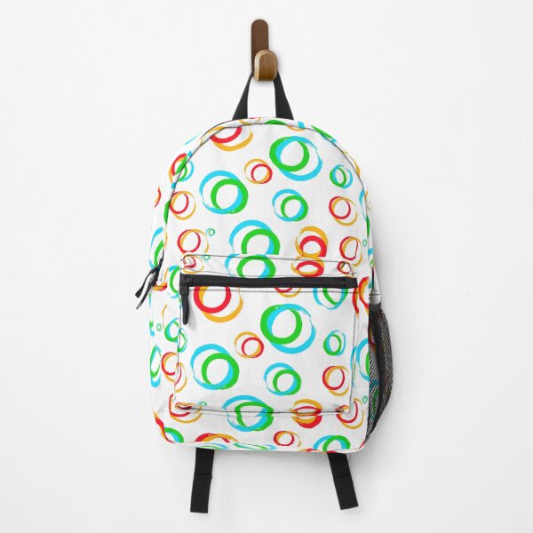 Item preview, Colorful grunge effect rings pattern designed and sold by Illutino.