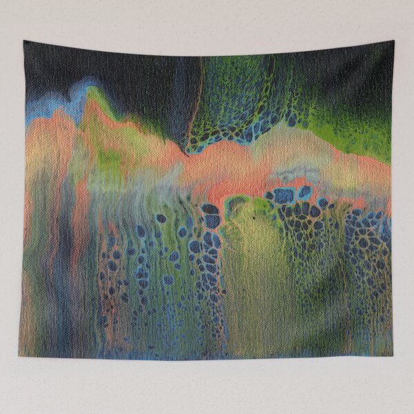 Aperçu de l'œuvre "Fluidité Elevée" Peinture Fluid Art créée et vendue par peonypours.