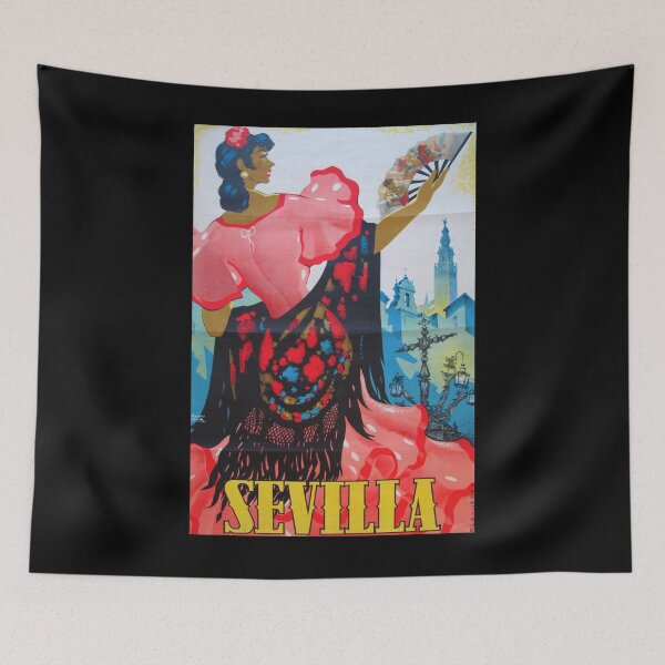 Item preview, Sevilla vintage travel poster designed and sold by stickart-marek.