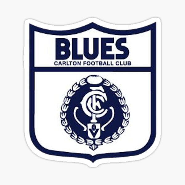 Carlton football club blues - AFL - Footy Sticker