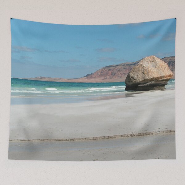 Item preview, Scenic Tropical Beach with Boulder Landscape designed and sold by worldways.