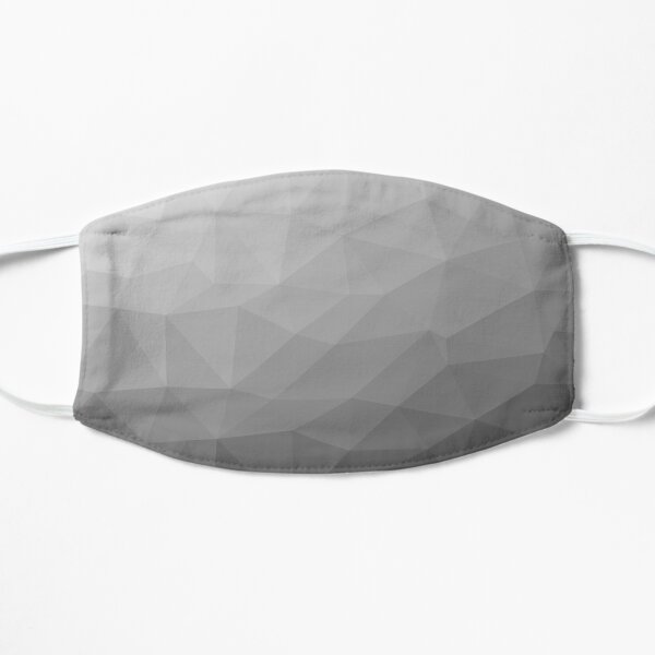 Gray Gradient Geometric Mesh Pattern Flat Mask