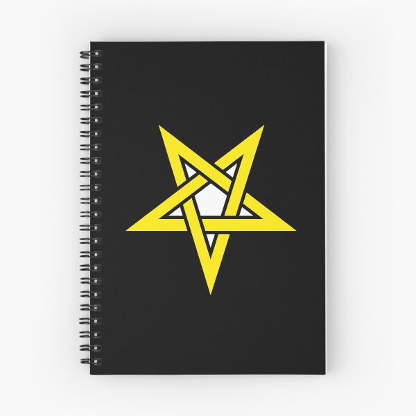 Item preview, Reverse Yellow Pentagram Satanic Satanism designed and sold by darknessjeff86.