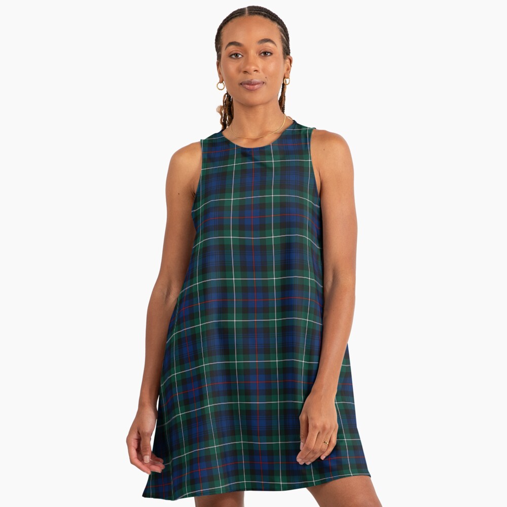 Clan Mackenzie Tartan Tartan A-Line Dress
