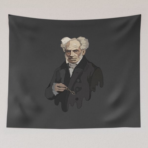Item preview, Illustration of Arthur Schopenhauer - a German philosopher, representative of pessimism designed and sold by billky.