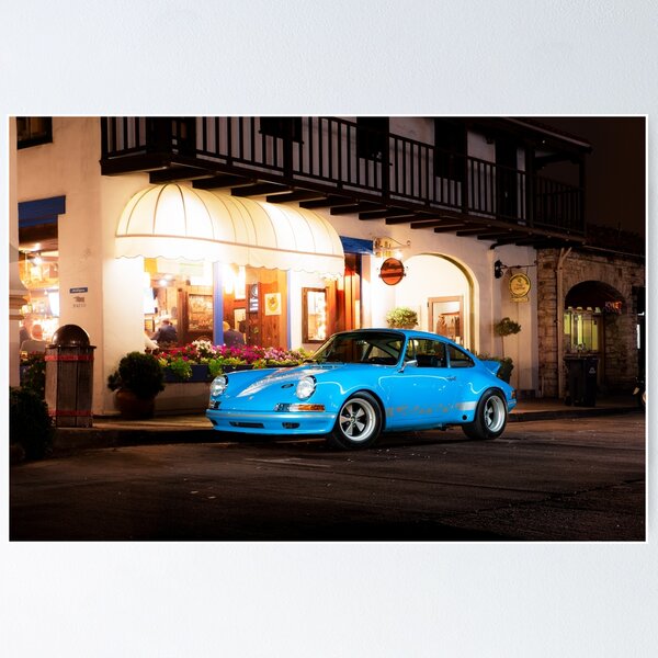 Item preview, Blue Porsche Downtown designed and sold by David Coyne.