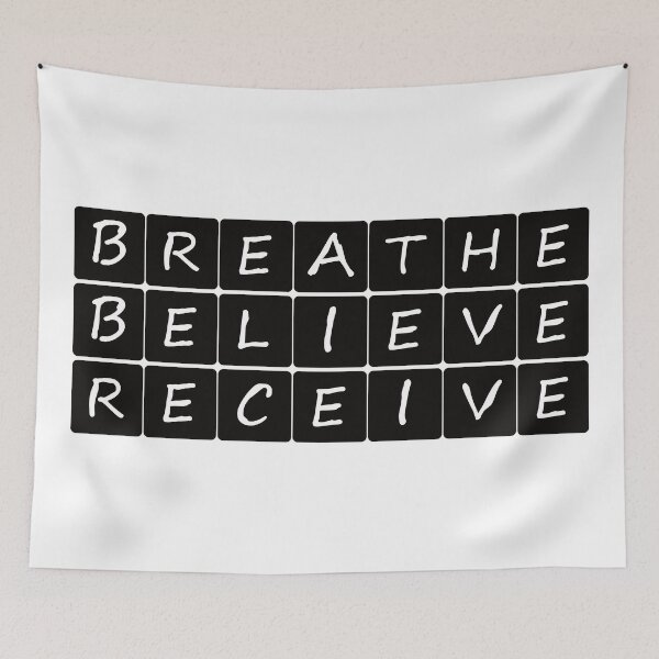 Item preview, Breathe Believe Receive designed and sold by BlueZenStudio.
